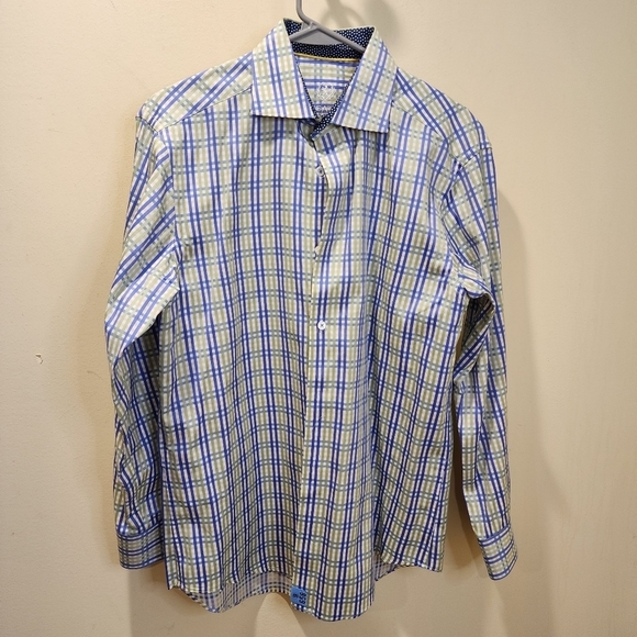 Bugatchi Uomo button Down shirt size 15 1/2 - Picture 1 of 10